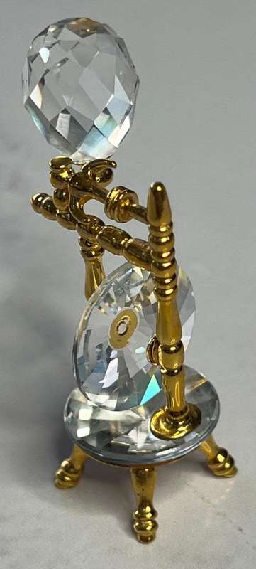 Swarovski Crystal Memories Spinning Wheel Figurine