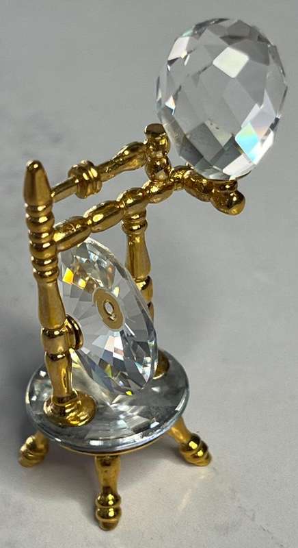 Swarovski Crystal Memories Spinning Wheel Figurine