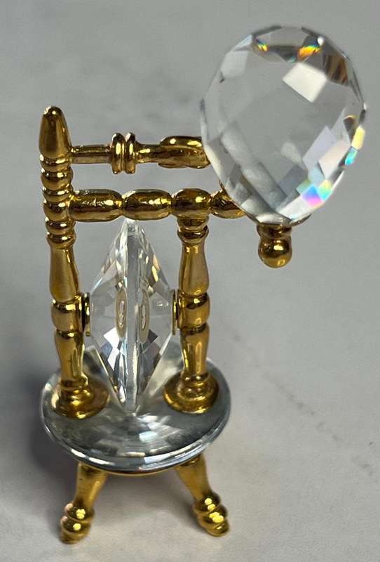 Swarovski Crystal Memories Spinning Wheel Figurine