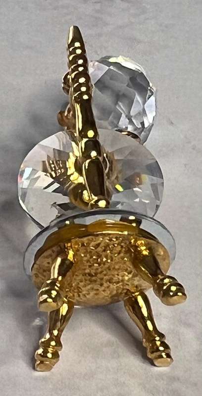 Swarovski Crystal Memories Spinning Wheel Figurine