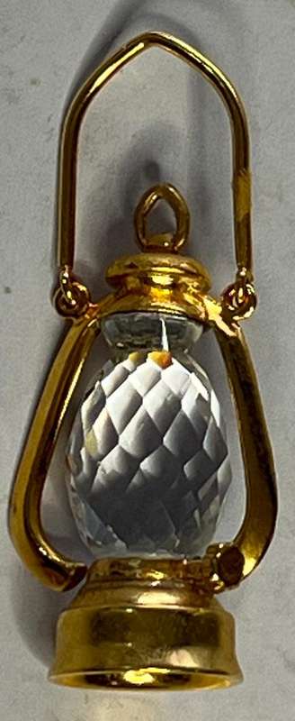 SWAROVSKI CRYSTAL MEMORIES  LANTERN GOLD