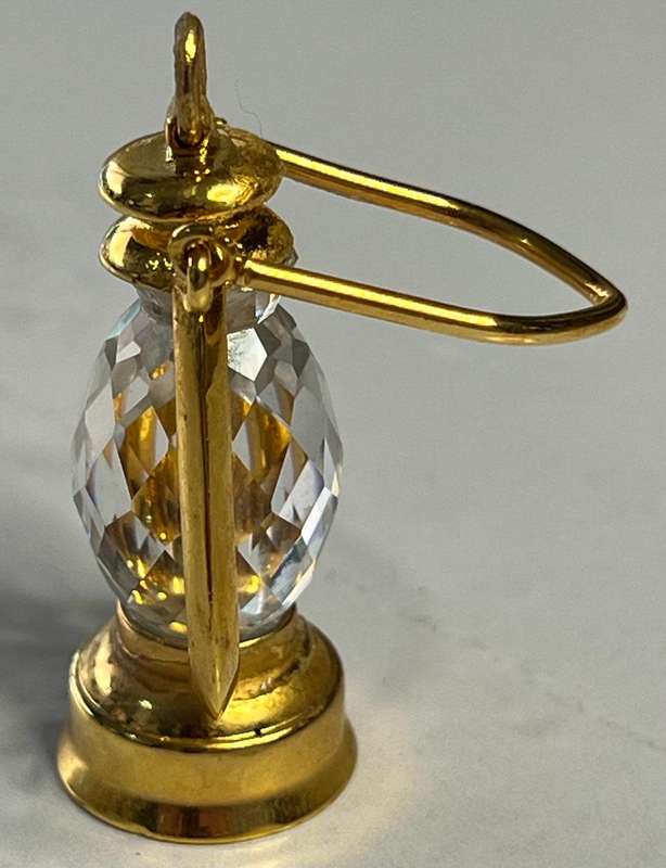 SWAROVSKI CRYSTAL MEMORIES  LANTERN GOLD