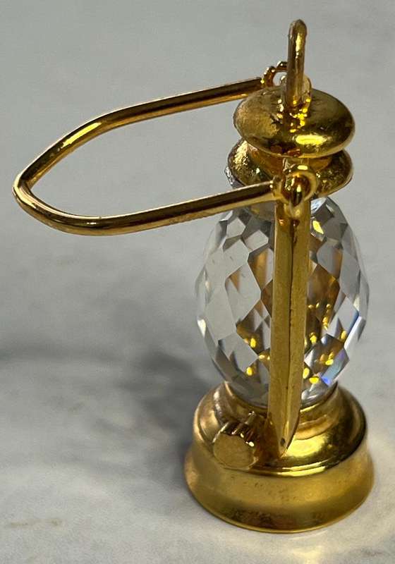 SWAROVSKI CRYSTAL MEMORIES  LANTERN GOLD