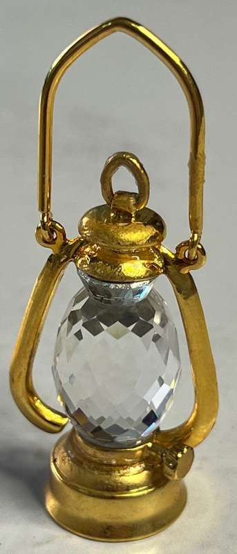 SWAROVSKI CRYSTAL MEMORIES  LANTERN GOLD