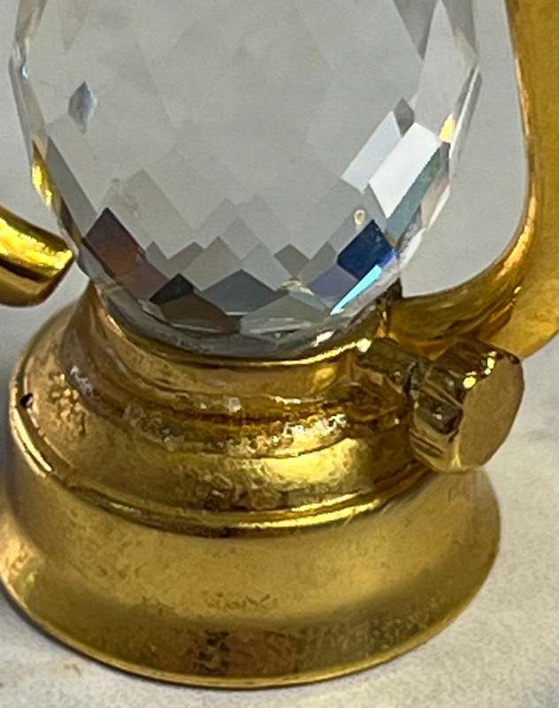 SWAROVSKI CRYSTAL MEMORIES  LANTERN GOLD