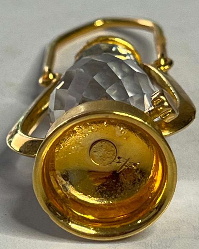 SWAROVSKI CRYSTAL MEMORIES  LANTERN GOLD
