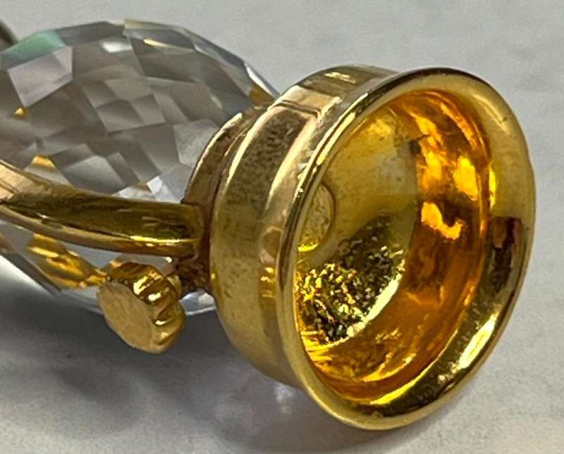 SWAROVSKI CRYSTAL MEMORIES  LANTERN GOLD