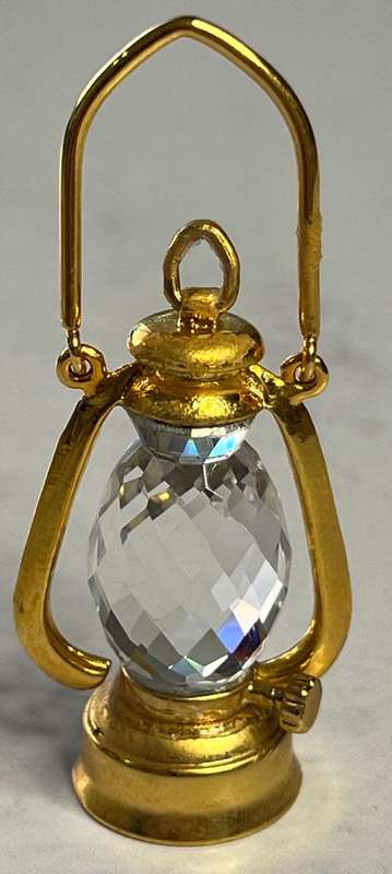 SWAROVSKI CRYSTAL MEMORIES  LANTERN GOLD