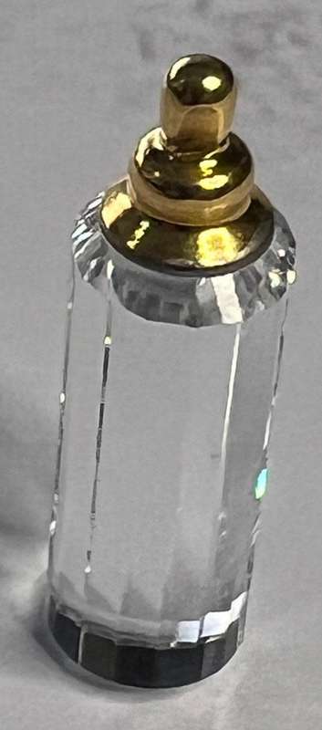 SWAROVSKI CRYSTAL MEMORIES  BABYS BOTTLE GOLD & 2 PACIFIER GOLD