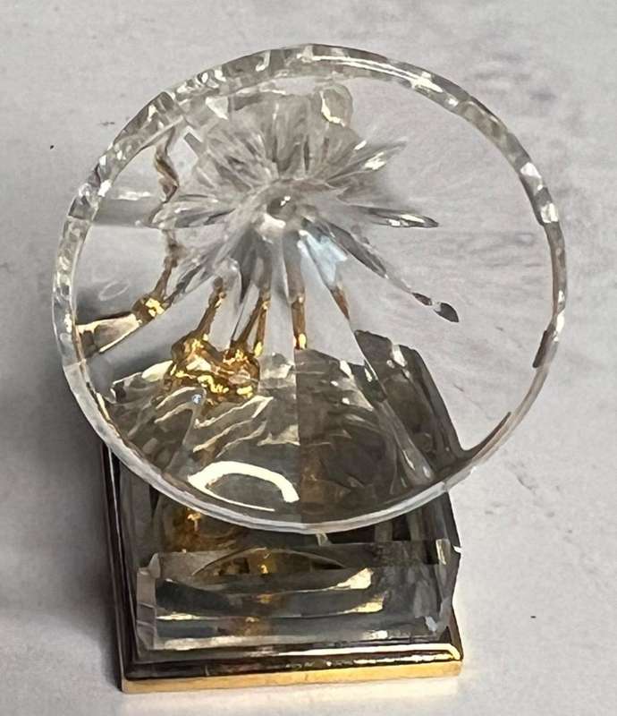 SWAROVSKI CRYSTAL MEMORIES  GRAMOPHONE GOLD