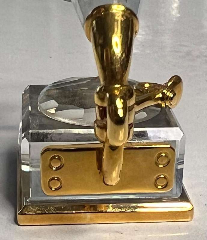 SWAROVSKI CRYSTAL MEMORIES  GRAMOPHONE GOLD