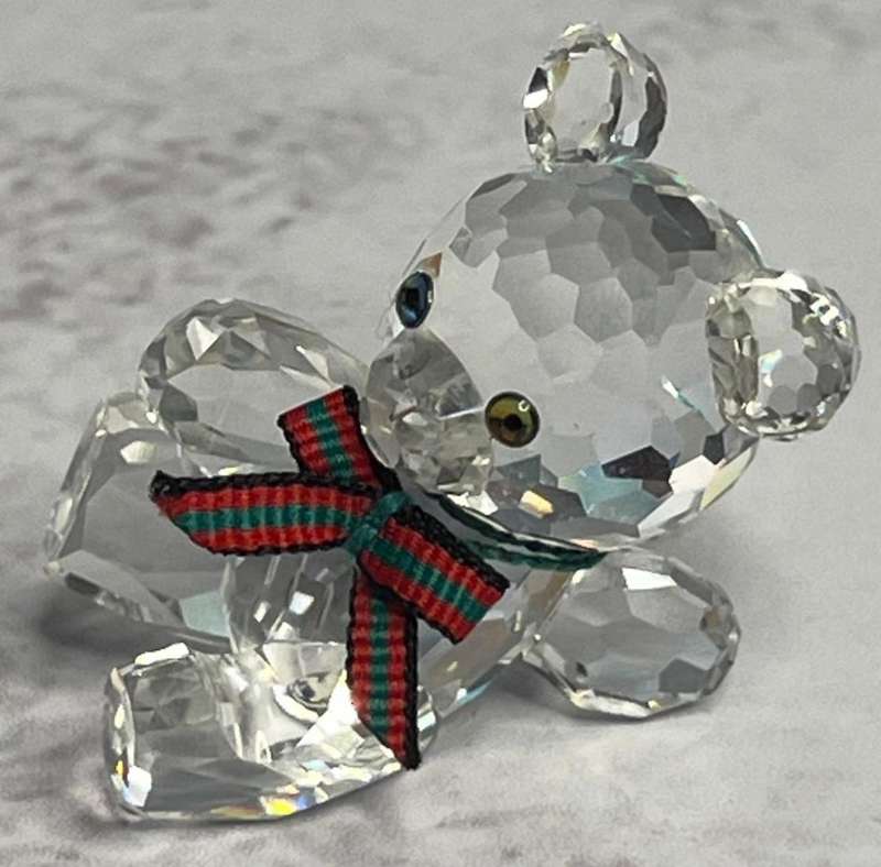 SWAROVSKI KRIS BEAR  ORIGINAL RECLINING BEAR / THE VERY FIRST KRIS BEAR