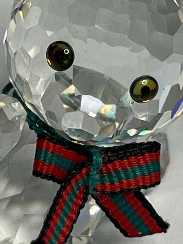 SWAROVSKI KRIS BEAR  ORIGINAL RECLINING BEAR / THE VERY FIRST KRIS BEAR