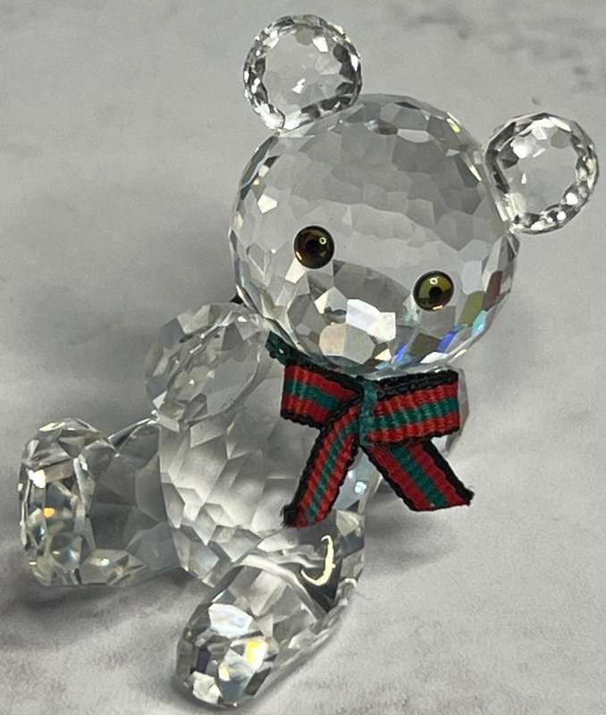 SWAROVSKI KRIS BEAR  ORIGINAL RECLINING BEAR / THE VERY FIRST KRIS BEAR