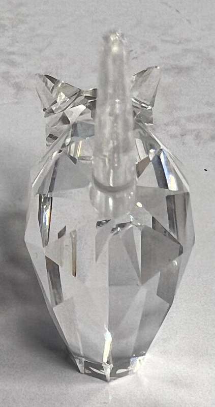 Swarovski Crystal Figure Cat With Pointy Tail