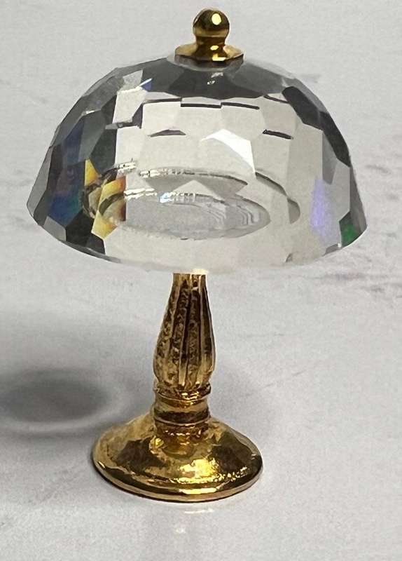 SWAROVSKI CRYSTAL MEMORIES  LAMP (TABLE) GOLD