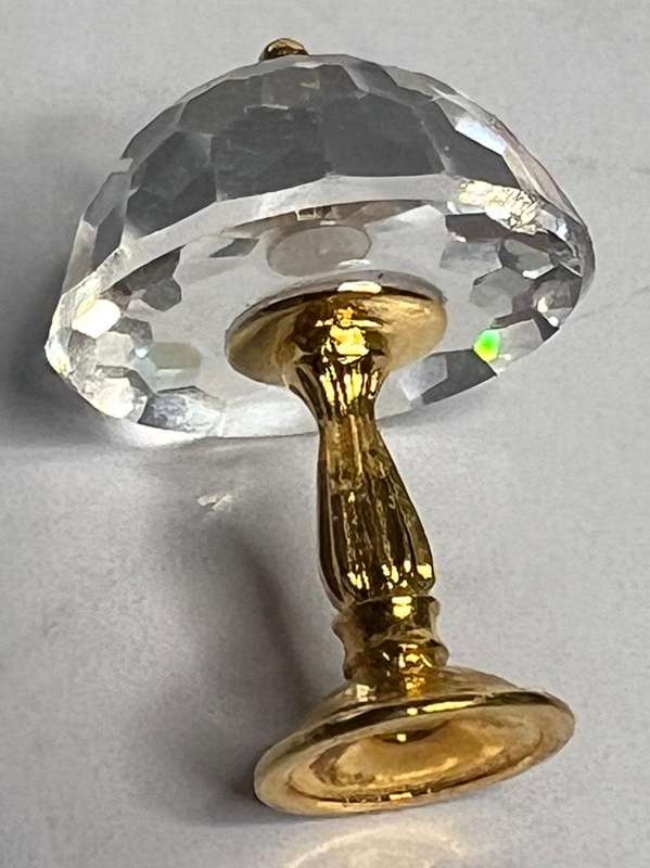 SWAROVSKI CRYSTAL MEMORIES  LAMP (TABLE) GOLD