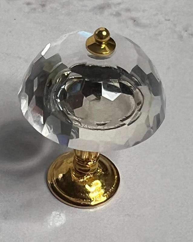 SWAROVSKI CRYSTAL MEMORIES  LAMP (TABLE) GOLD