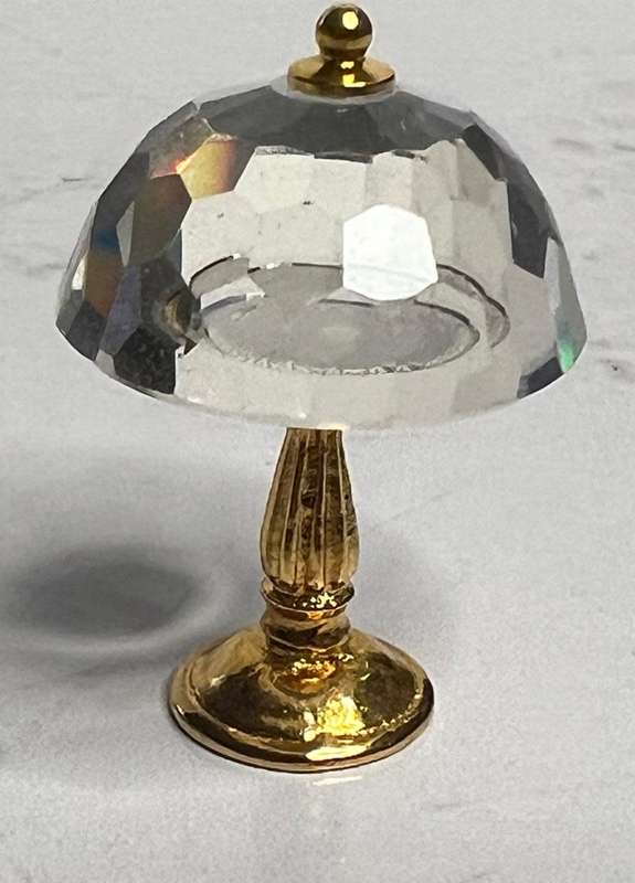 SWAROVSKI CRYSTAL MEMORIES  LAMP (TABLE) GOLD