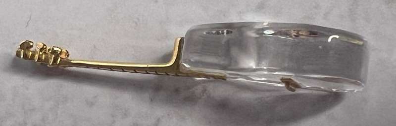 SWAROVSKI CRYSTAL MEMORIES  GUITAR GOLD