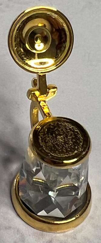 SWAROVSKI CRYSTAL MEMORIES  BEER MUG GOLD
