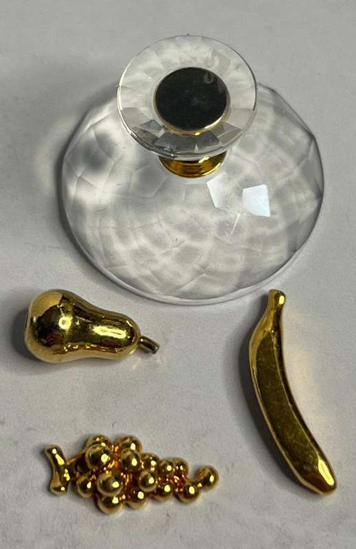 SWAROVSKI CRYSTAL MEMORIES  FRUIT BOWL GOLD