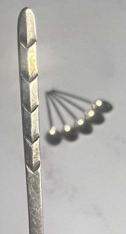 Walker And Hall Sheffield Sterling Silver Demitasse Tea Spoon Set Of 6