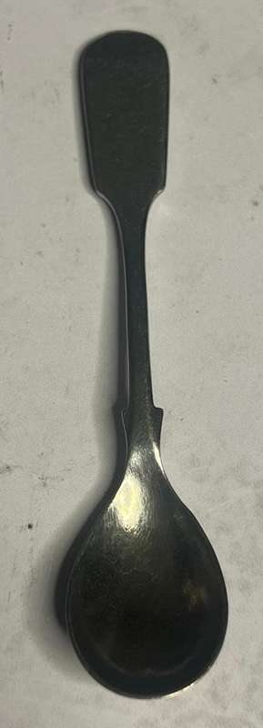 Antique English James Dixon & Sons Silver Plate Demitasse Spoon