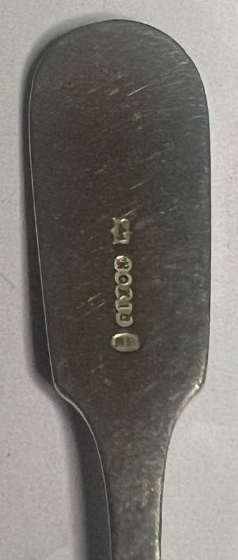 Antique English James Dixon & Sons Silver Plate Demitasse Spoon