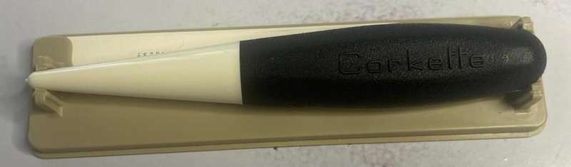 Vintage Corkette `Take the Strain out of Bottle Opening` Black Cork Extractor