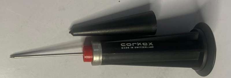 Vintage Corkex Automatic Cork Extractor Made is Switzerland Black (Cork)