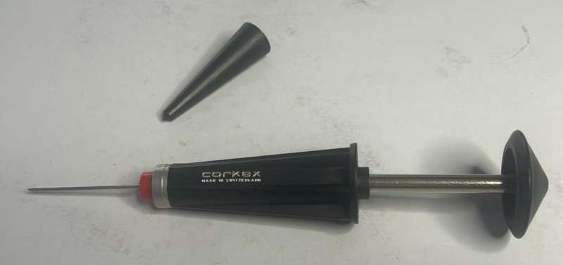 Vintage Corkex Automatic Cork Extractor Made is Switzerland Black (Cork)