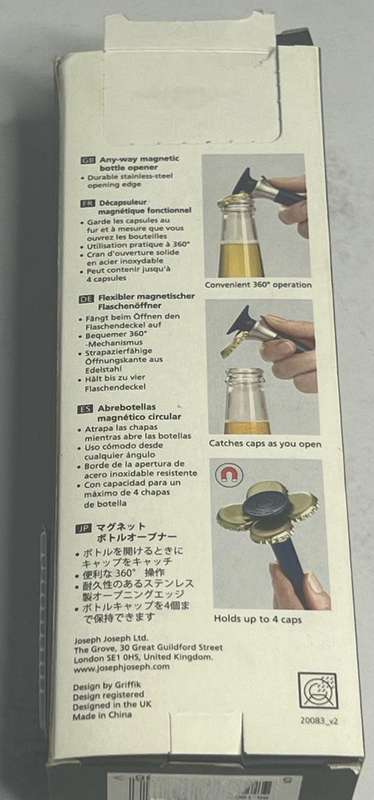 Joseph Joseph BarWise Any-way Magnetic Bottle Opener