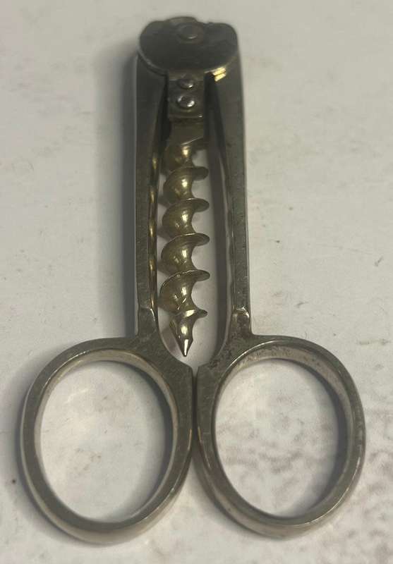 VINTAGE CORKSCREW Opener ANTIQUE Iron RARE COLLECTIBLE