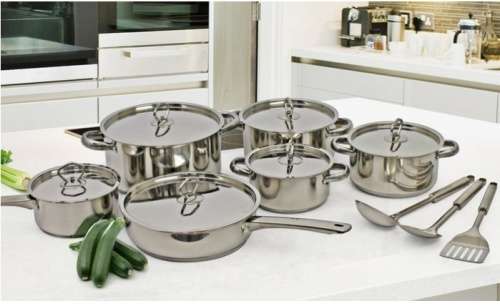 *****NEW ARRIVAL NEW STYLE 15PCS COOKWARE SET*** HEAVY POTS**