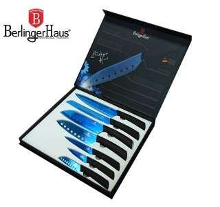 **** bBrand New *** Berlinger Haus 7 pcs titanium knife set, Blue