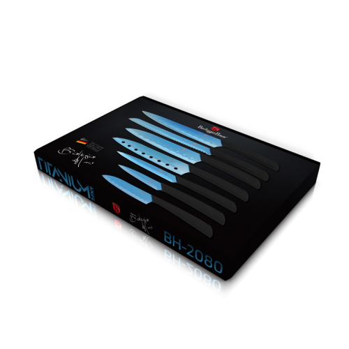 **** bBrand New *** Berlinger Haus 7 pcs titanium knife set, Blue