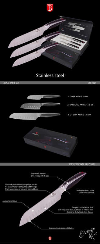 Berlinger Haus 3 pcs knife set, Phantom Line