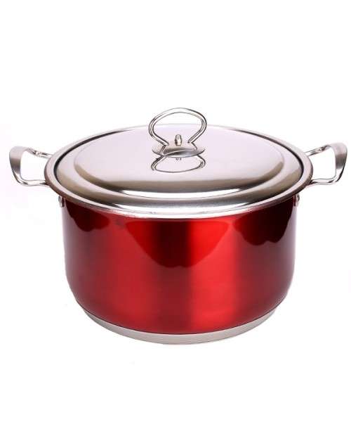 BRAND NEW 6 PIECE STAINLESS STEEL COOKWARE SET IN COLOURS