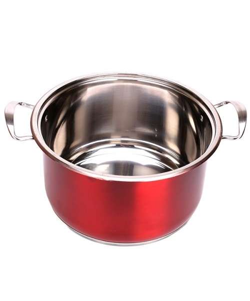 BRAND NEW 6 PIECE STAINLESS STEEL COOKWARE SET IN COLOURS