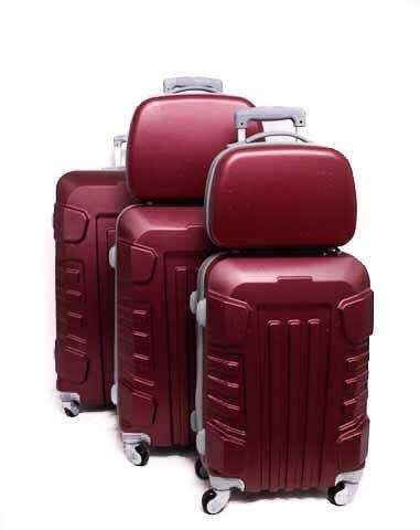 Set of 5 Suitcases Trolley Bag, ABS Trolley Luggage with Universal Wheels -