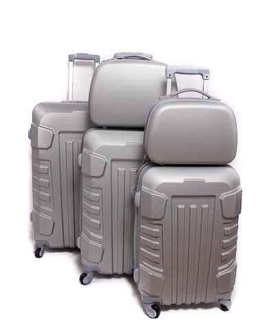 Set of 5 Suitcases Trolley Bag, ABS Trolley Luggage with Universal Wheels -