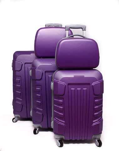 Set of 5 Suitcases Trolley Bag, ABS Trolley Luggage with Universal Wheels -