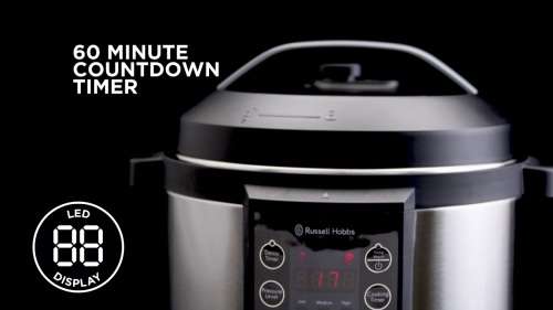 Russell Hobbs Electric Pressure Cooker, 6 Litres Rice Maker