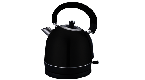 Totally Home 1.8 Litre Cordless Electric Dome Kettle - Black