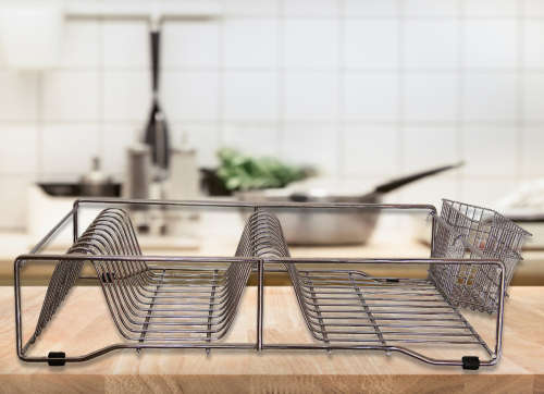 Totally Home Dish Rack with Cutlery Holder (READ THE DESCRIPTION)