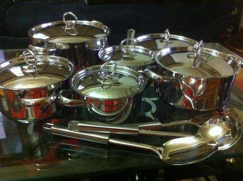 ****Brand New 15pcs stainless steel Cookware Set** Heavy Bottom***