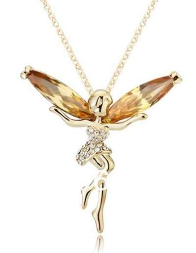 Crystal Angel Pendant with SWAROVSKI ELEMENTS