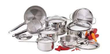 *****NEW ARRIVAL NEW STYLE 30PCS COOKWARE SET*** HEAVY POTS**