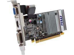 MSI Radeon HD 5450 DirectX 11 R5450-MD1GD3H/LP 1GB 64-Bit DDR3 PCI Express 2.1 x16 HDCP Ready Low Pr
